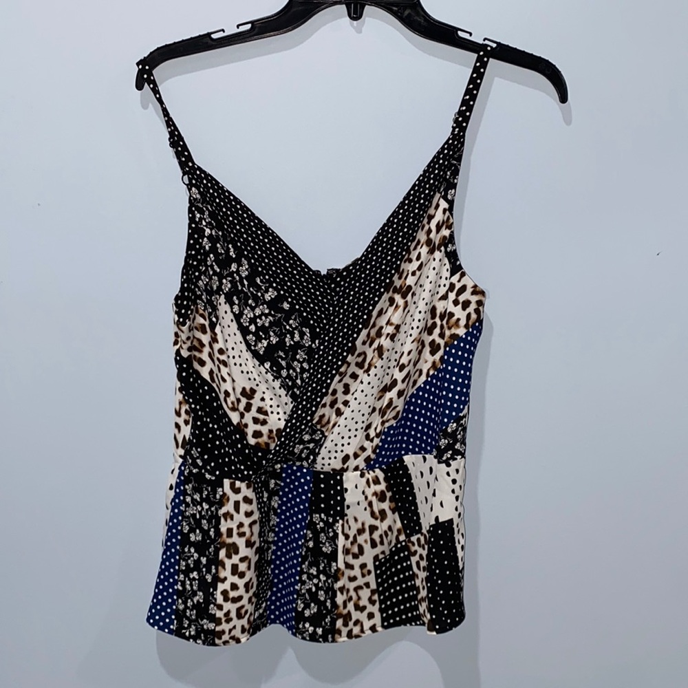 Cabi multi-pattern blouse. Size 6